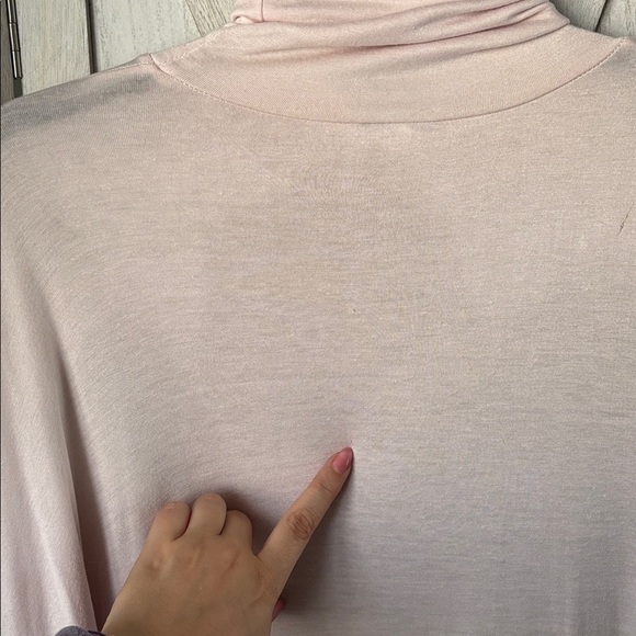 Coco + Carmen Blush Turtleneck Sweater - Picture 6 of 8